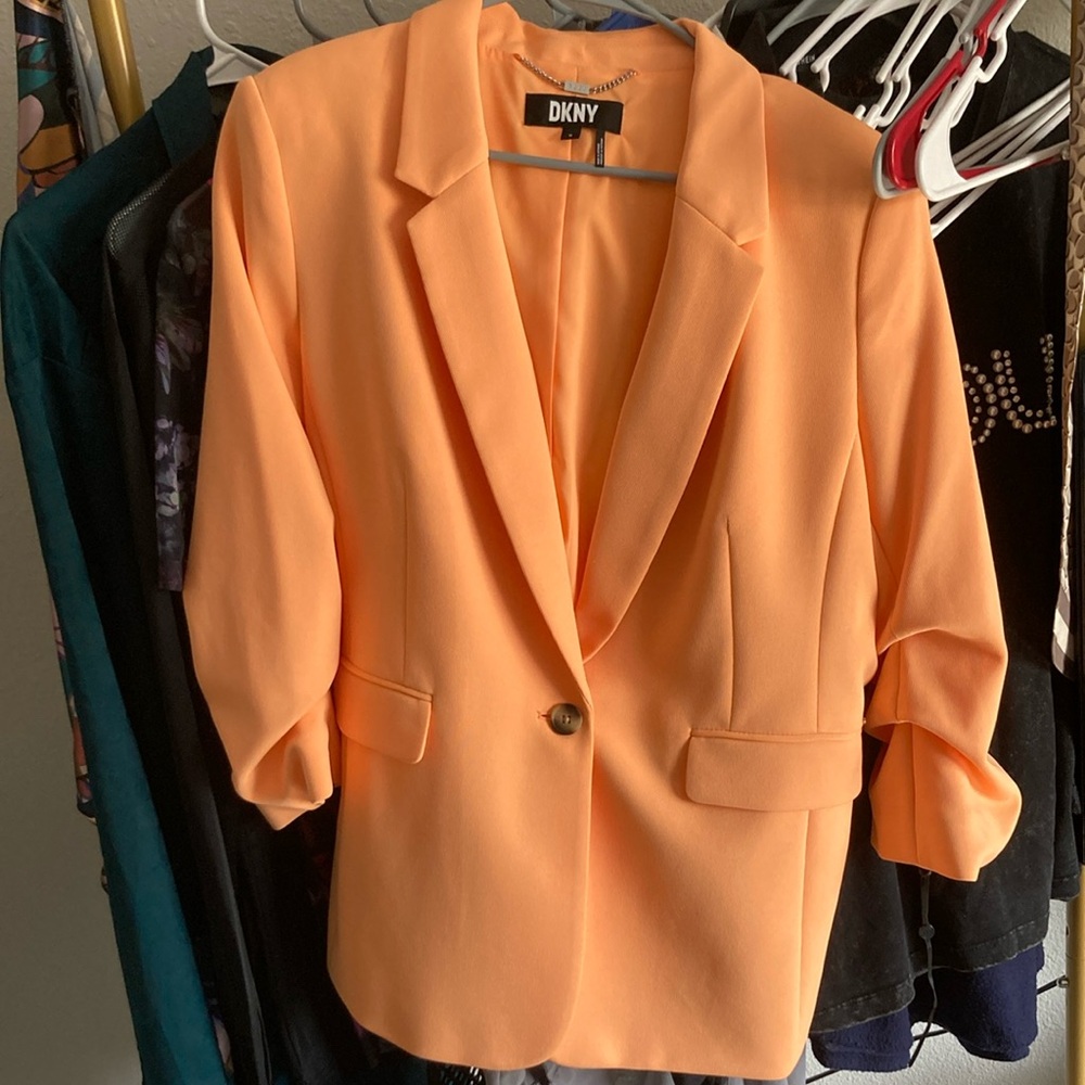 DKNY Women's Orange Blazer